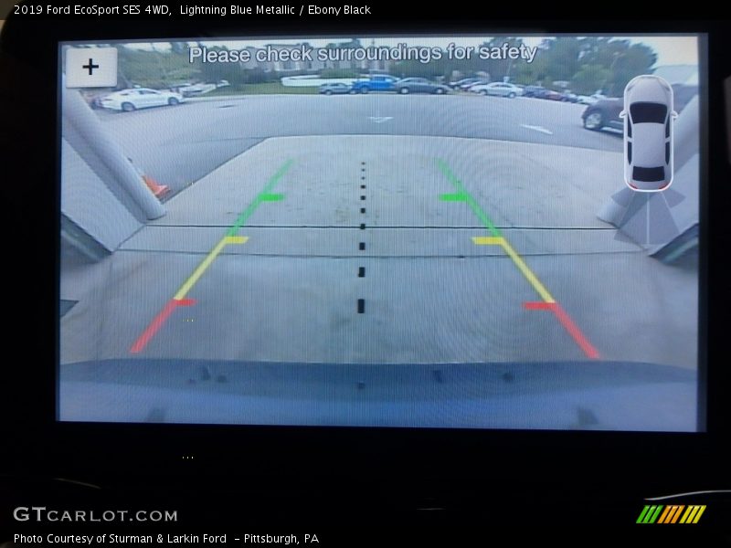 Lightning Blue Metallic / Ebony Black 2019 Ford EcoSport SES 4WD