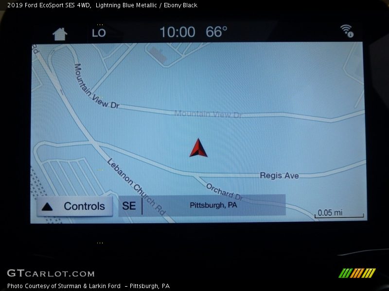 Lightning Blue Metallic / Ebony Black 2019 Ford EcoSport SES 4WD