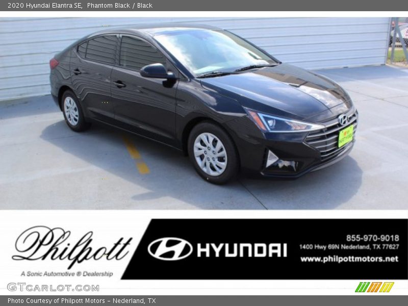 Phantom Black / Black 2020 Hyundai Elantra SE