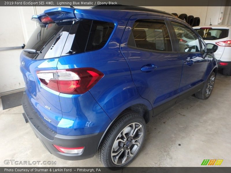 Lightning Blue Metallic / Ebony Black 2019 Ford EcoSport SES 4WD