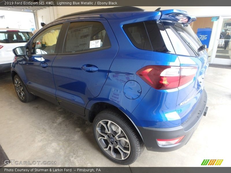 Lightning Blue Metallic / Ebony Black 2019 Ford EcoSport SES 4WD