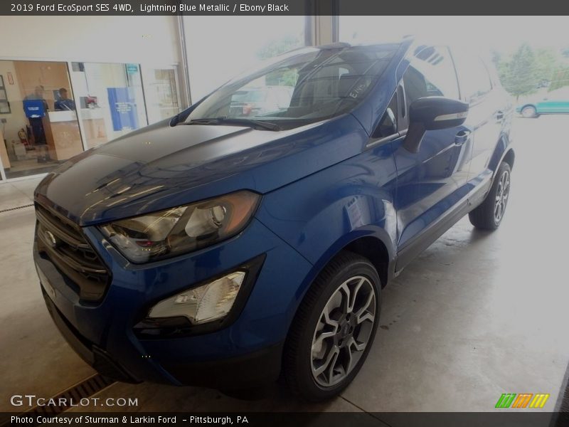 Lightning Blue Metallic / Ebony Black 2019 Ford EcoSport SES 4WD