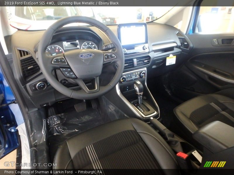 Lightning Blue Metallic / Ebony Black 2019 Ford EcoSport SES 4WD