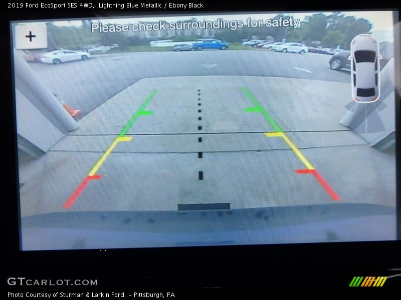 Lightning Blue Metallic / Ebony Black 2019 Ford EcoSport SES 4WD