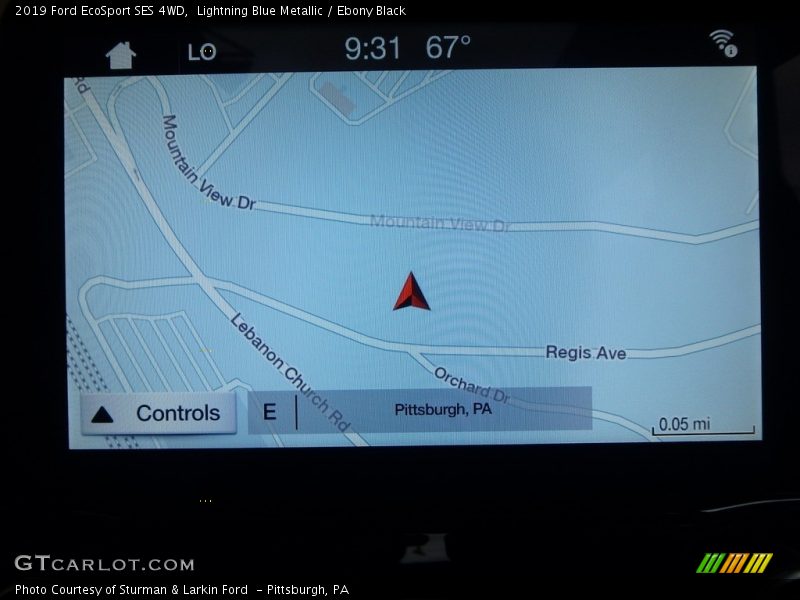 Lightning Blue Metallic / Ebony Black 2019 Ford EcoSport SES 4WD