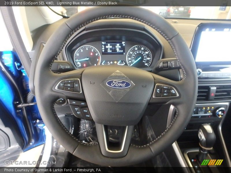 Lightning Blue Metallic / Ebony Black 2019 Ford EcoSport SES 4WD