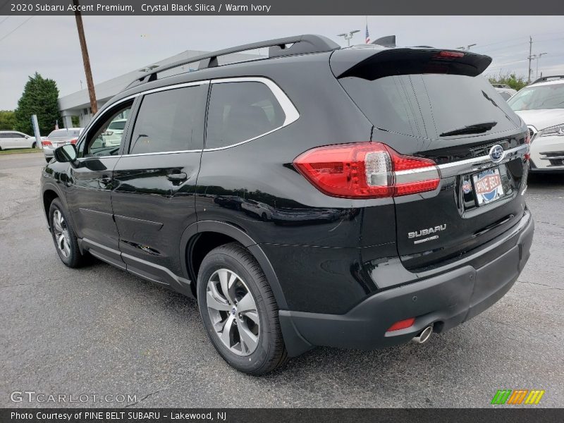 Crystal Black Silica / Warm Ivory 2020 Subaru Ascent Premium