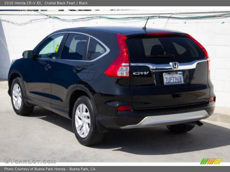 Crystal Black Pearl / Black 2016 Honda CR-V EX