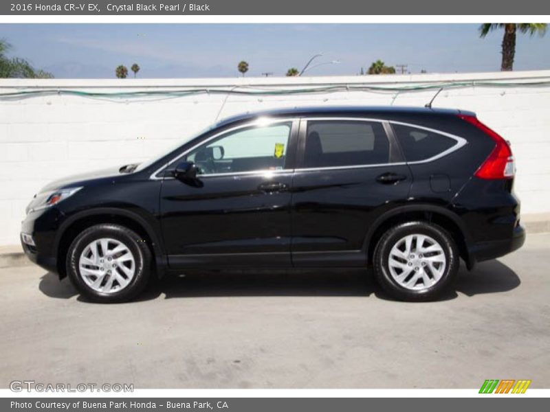 Crystal Black Pearl / Black 2016 Honda CR-V EX
