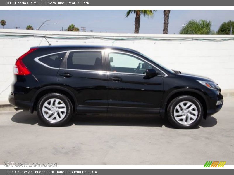 Crystal Black Pearl / Black 2016 Honda CR-V EX