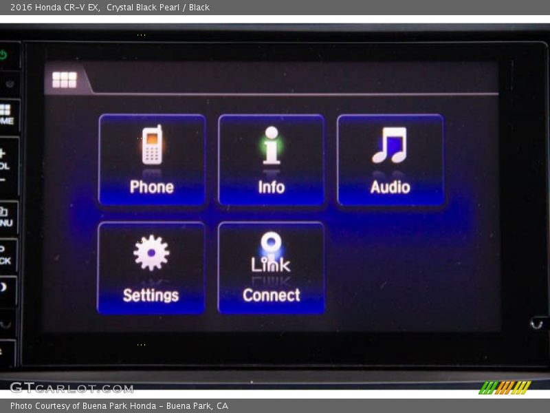 Crystal Black Pearl / Black 2016 Honda CR-V EX