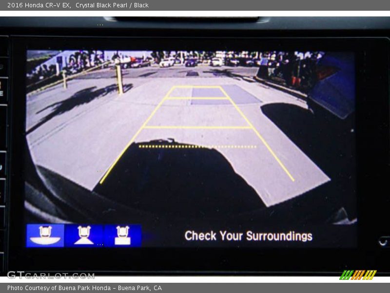 Crystal Black Pearl / Black 2016 Honda CR-V EX