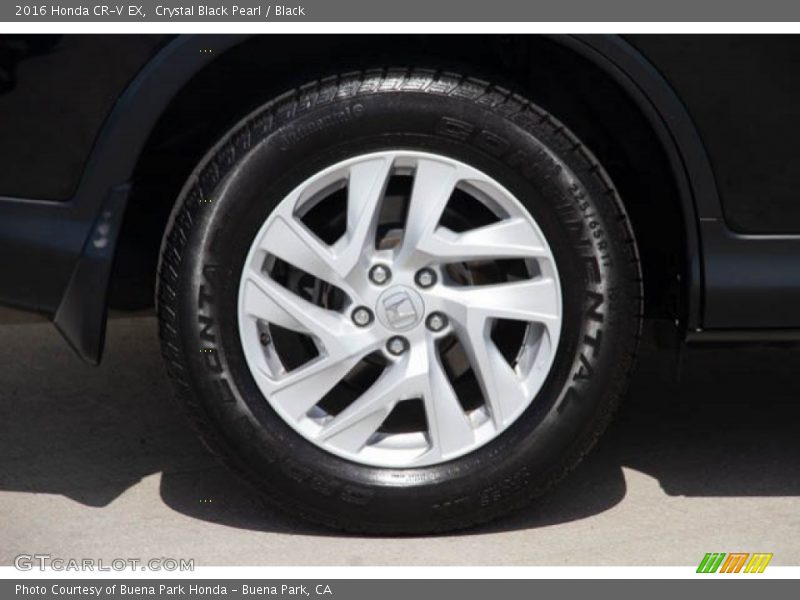 Crystal Black Pearl / Black 2016 Honda CR-V EX