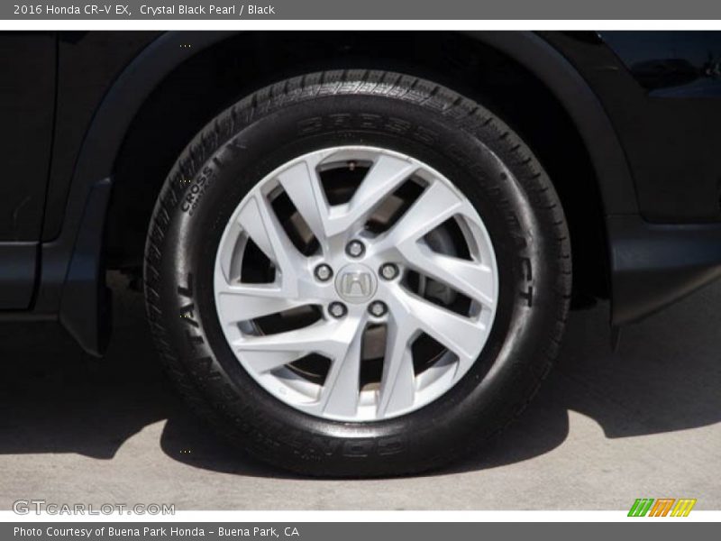 Crystal Black Pearl / Black 2016 Honda CR-V EX