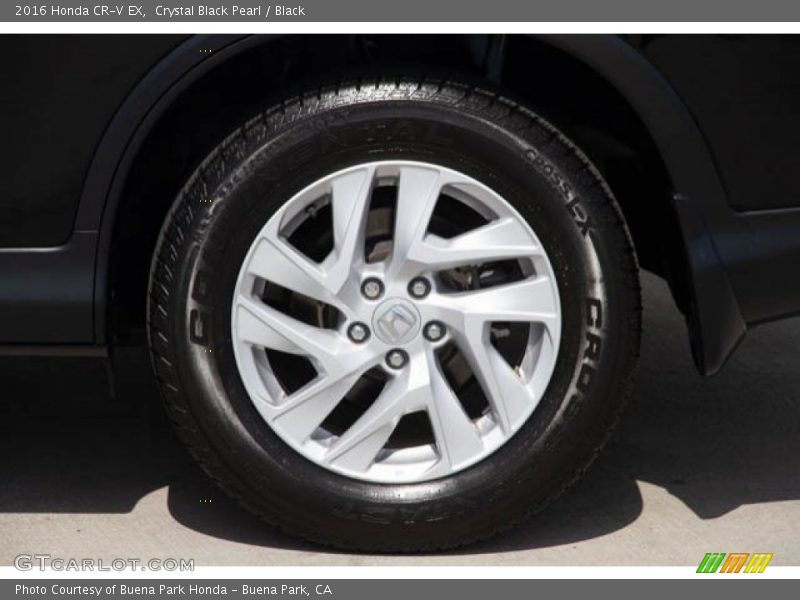 Crystal Black Pearl / Black 2016 Honda CR-V EX