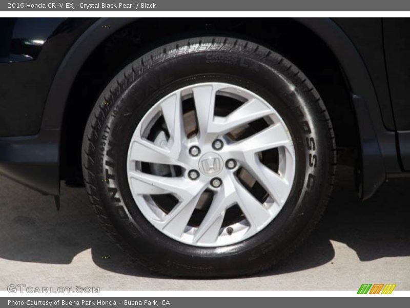 Crystal Black Pearl / Black 2016 Honda CR-V EX