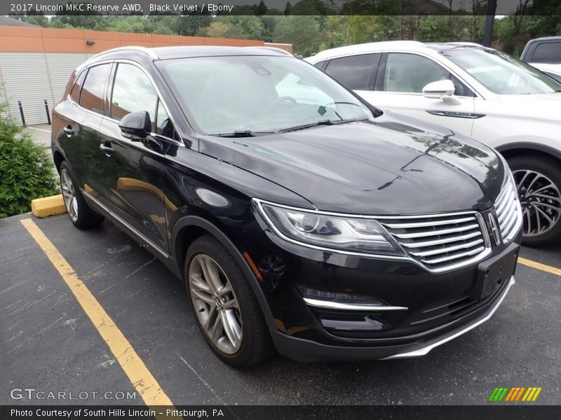 Black Velvet / Ebony 2017 Lincoln MKC Reserve AWD