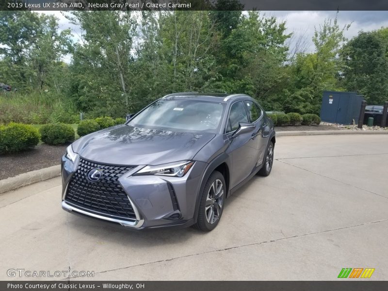 Nebula Gray Pearl / Glazed Caramel 2019 Lexus UX 250h AWD