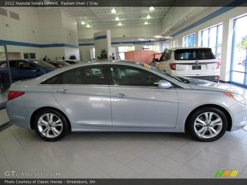 Radiant Silver / Gray 2012 Hyundai Sonata Limited