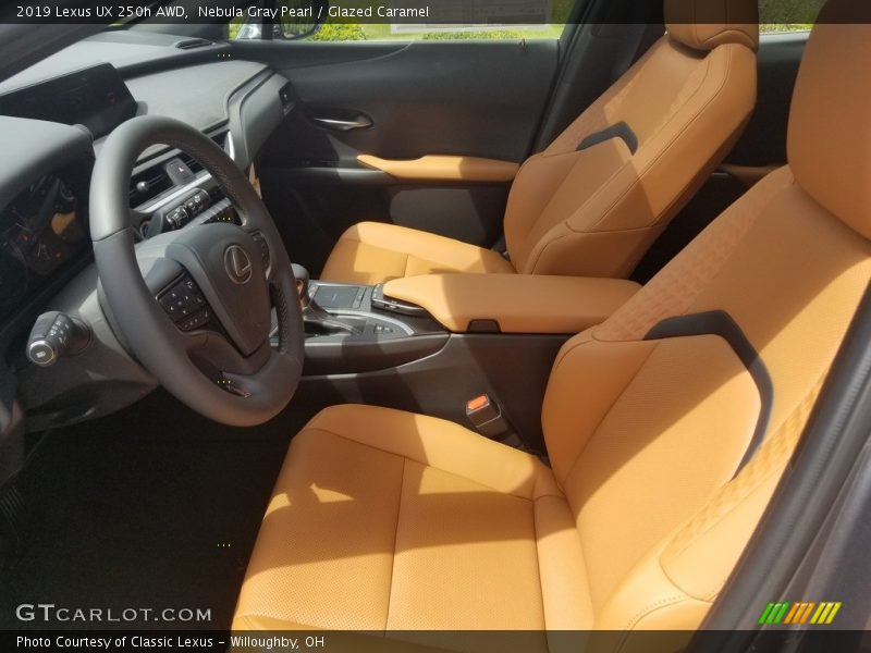 Nebula Gray Pearl / Glazed Caramel 2019 Lexus UX 250h AWD