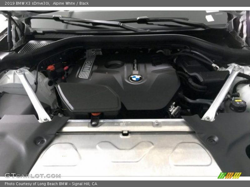 Alpine White / Black 2019 BMW X3 sDrive30i