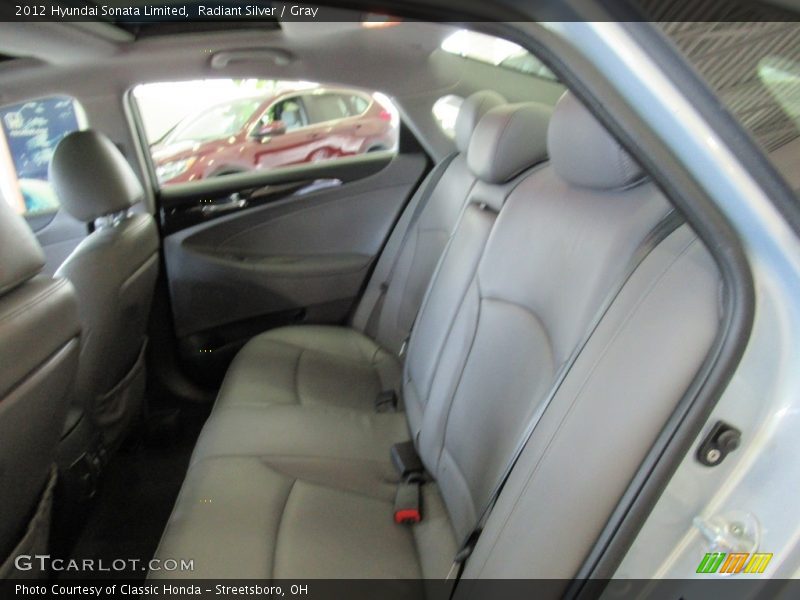 Radiant Silver / Gray 2012 Hyundai Sonata Limited
