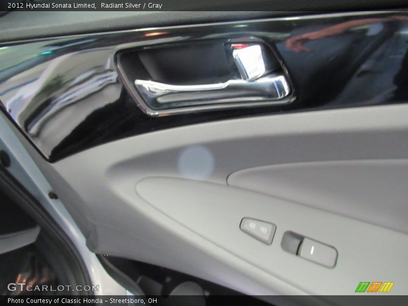 Radiant Silver / Gray 2012 Hyundai Sonata Limited