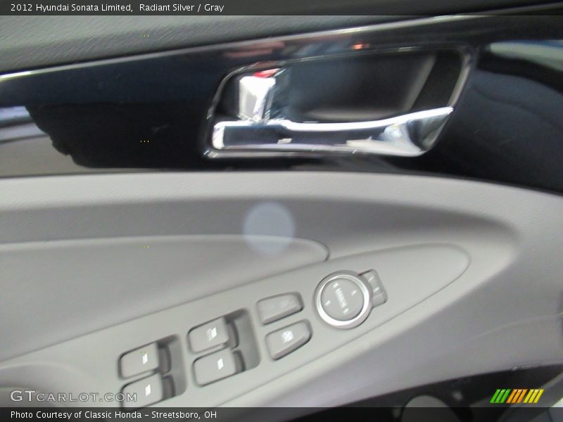 Radiant Silver / Gray 2012 Hyundai Sonata Limited