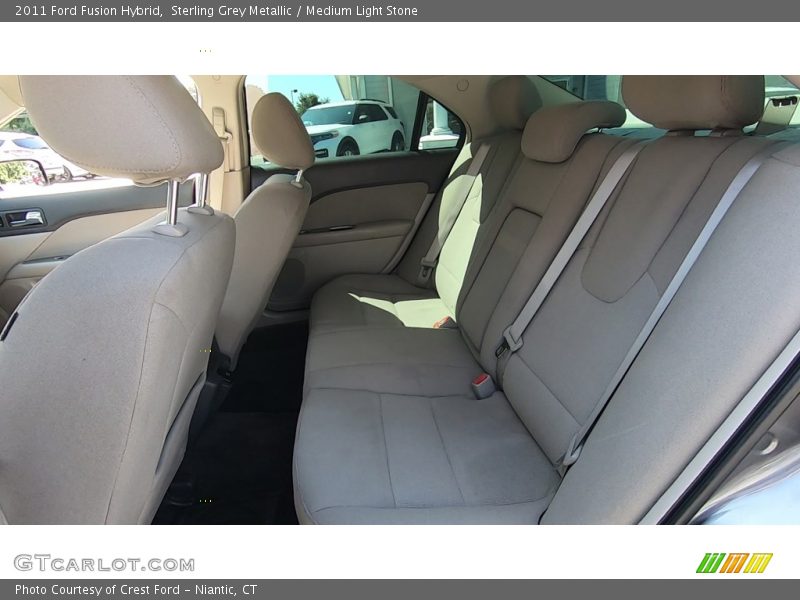Sterling Grey Metallic / Medium Light Stone 2011 Ford Fusion Hybrid