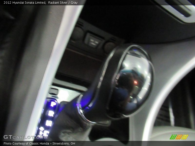 Radiant Silver / Gray 2012 Hyundai Sonata Limited
