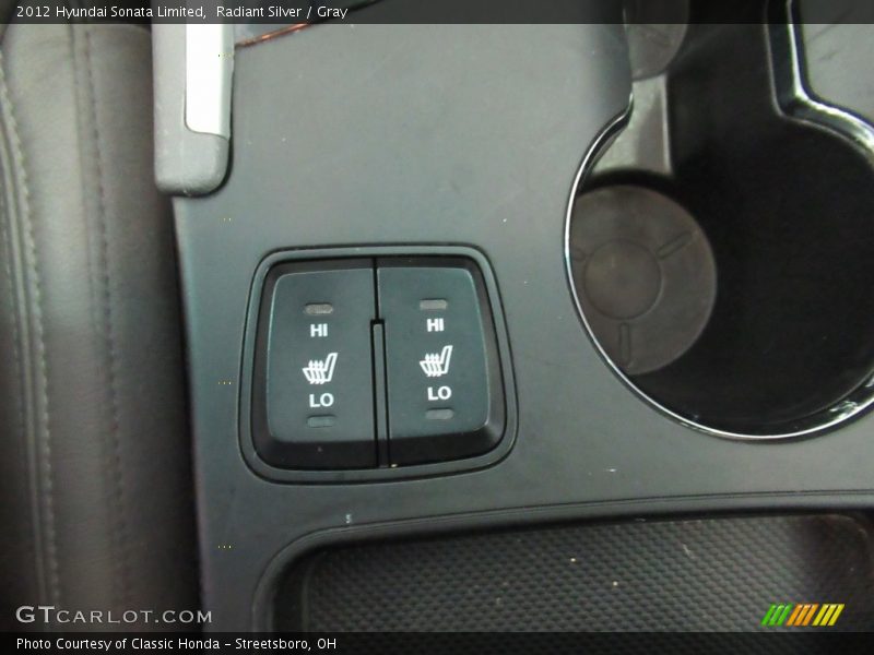Radiant Silver / Gray 2012 Hyundai Sonata Limited
