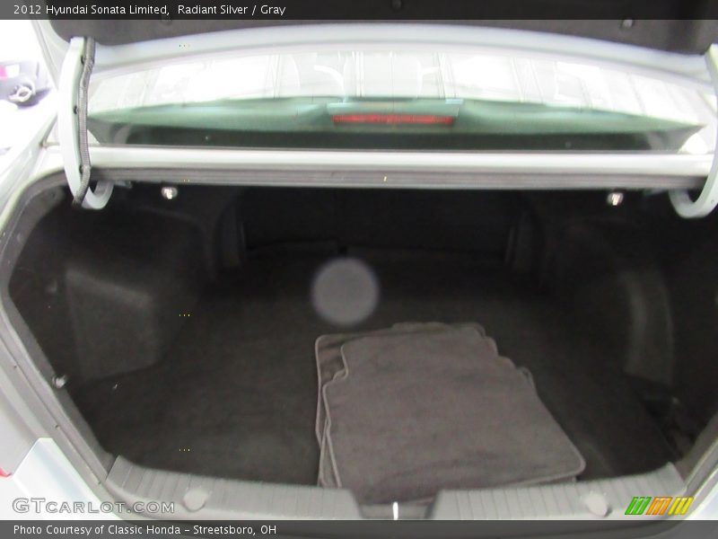 Radiant Silver / Gray 2012 Hyundai Sonata Limited