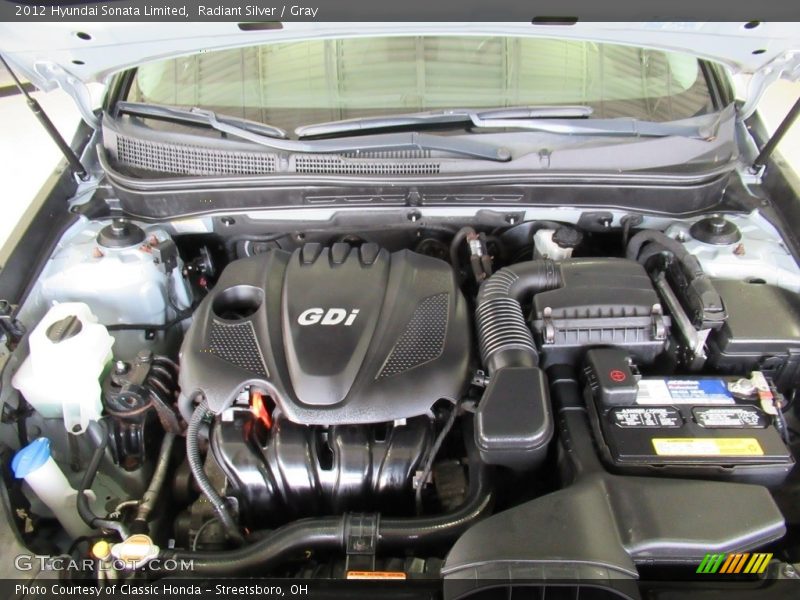 Radiant Silver / Gray 2012 Hyundai Sonata Limited