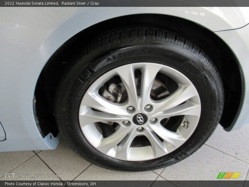 Radiant Silver / Gray 2012 Hyundai Sonata Limited