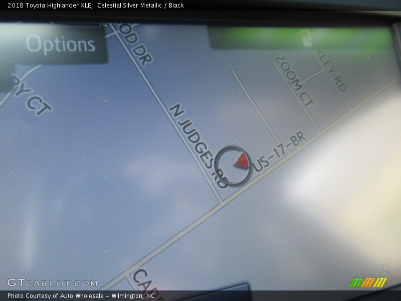 Celestial Silver Metallic / Black 2018 Toyota Highlander XLE