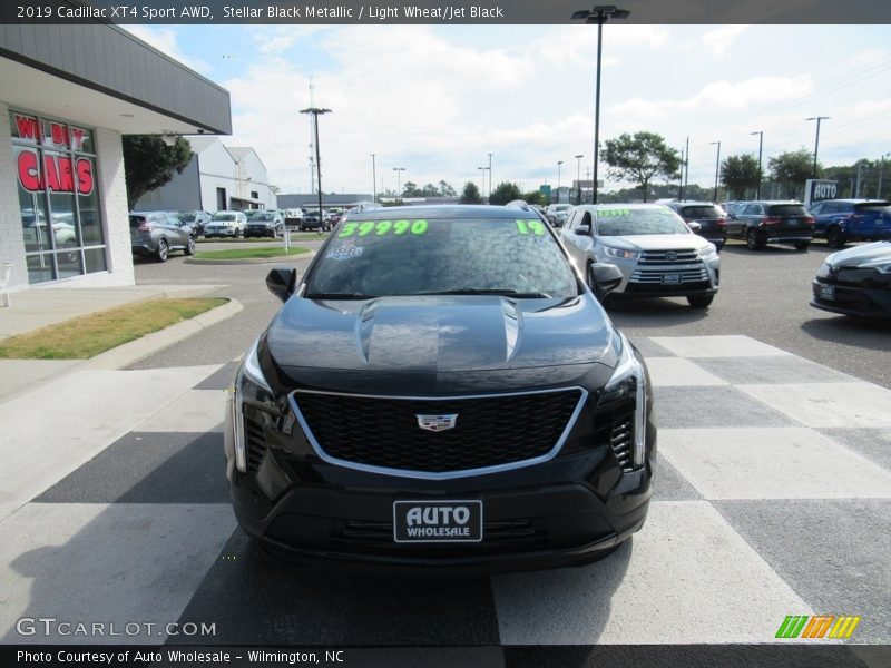 Stellar Black Metallic / Light Wheat/Jet Black 2019 Cadillac XT4 Sport AWD