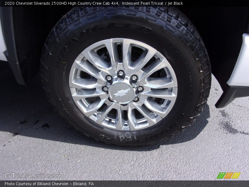 Iridescent Pearl Tricoat / Jet Black 2020 Chevrolet Silverado 2500HD High Country Crew Cab 4x4