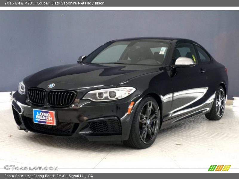 Black Sapphire Metallic / Black 2016 BMW M235i Coupe