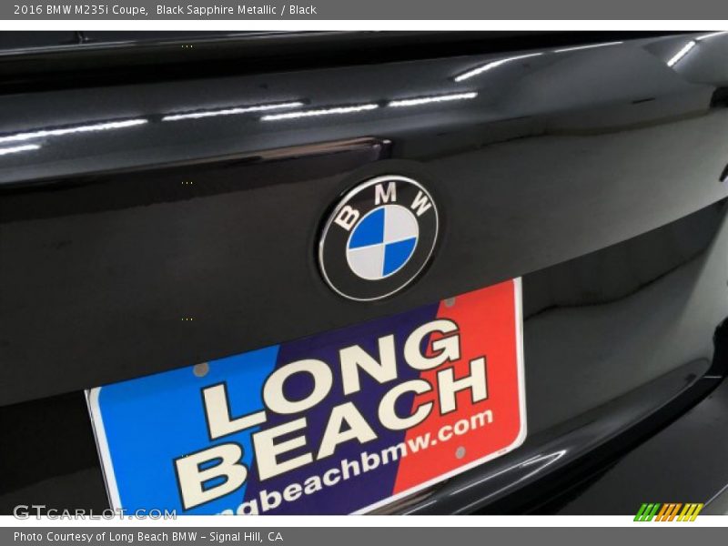Black Sapphire Metallic / Black 2016 BMW M235i Coupe