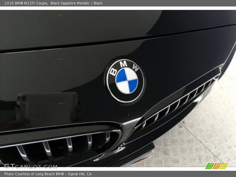 Black Sapphire Metallic / Black 2016 BMW M235i Coupe
