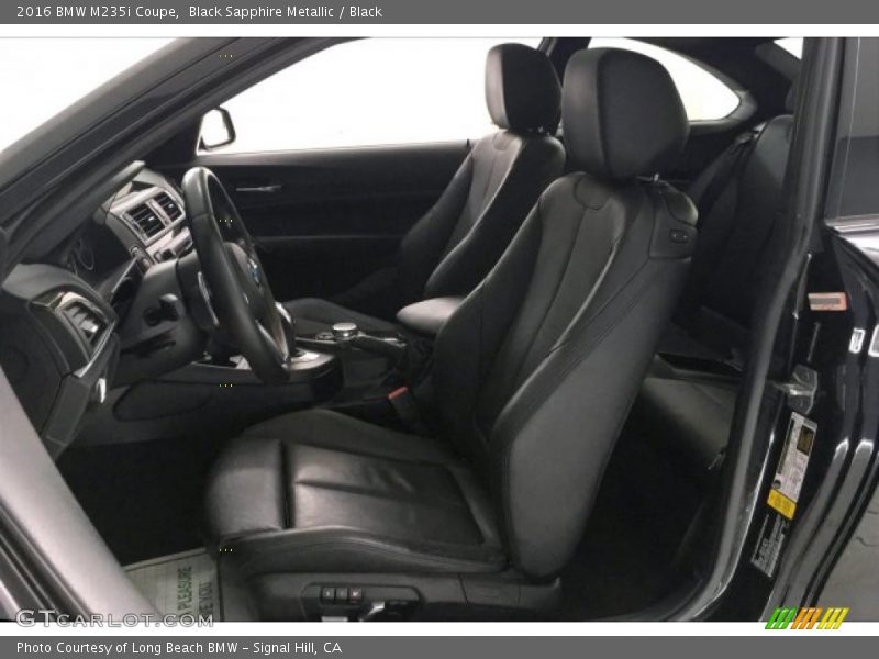 Black Sapphire Metallic / Black 2016 BMW M235i Coupe