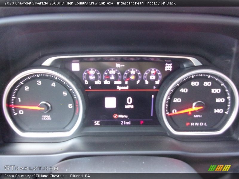 Iridescent Pearl Tricoat / Jet Black 2020 Chevrolet Silverado 2500HD High Country Crew Cab 4x4