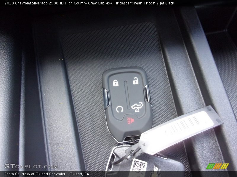 Iridescent Pearl Tricoat / Jet Black 2020 Chevrolet Silverado 2500HD High Country Crew Cab 4x4