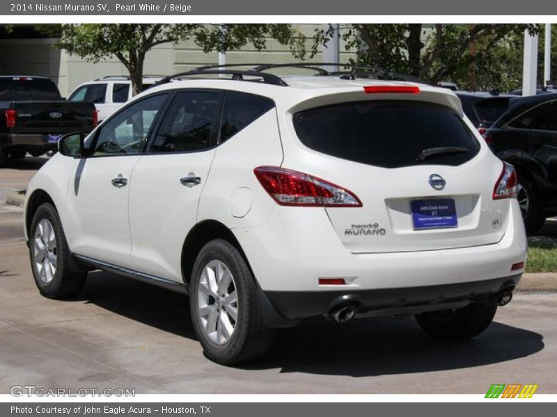 Pearl White / Beige 2014 Nissan Murano SV