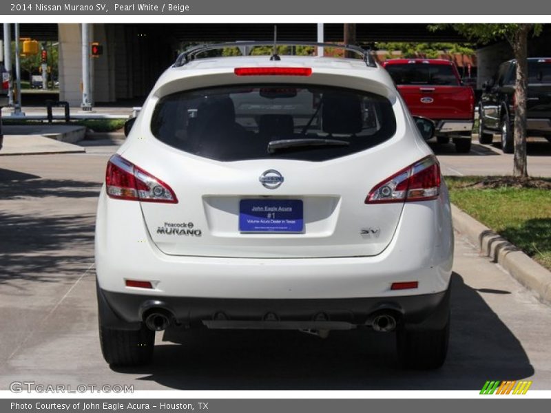 Pearl White / Beige 2014 Nissan Murano SV