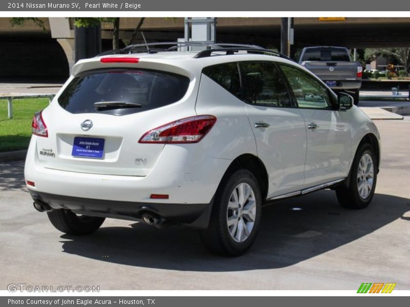 Pearl White / Beige 2014 Nissan Murano SV