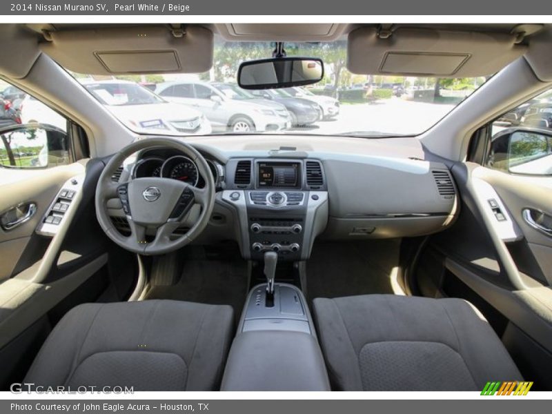 Pearl White / Beige 2014 Nissan Murano SV