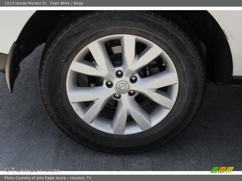Pearl White / Beige 2014 Nissan Murano SV