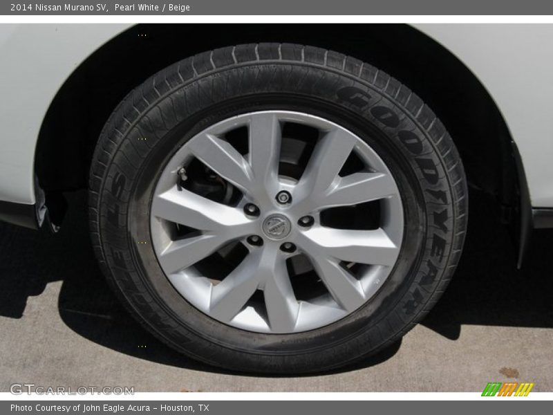 Pearl White / Beige 2014 Nissan Murano SV