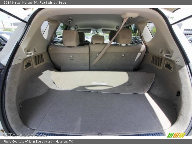 Pearl White / Beige 2014 Nissan Murano SV
